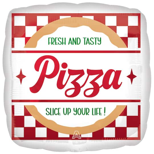 17" Pizza Party Foil Balloon